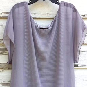 Womens Express blouse gray small